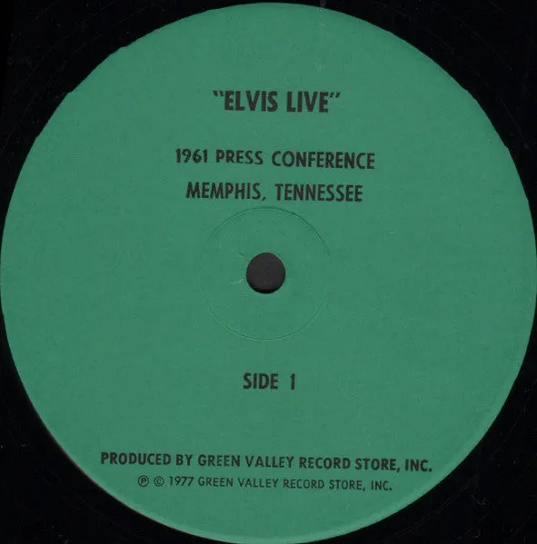 1961 Press Conference Memphis, Tennessee