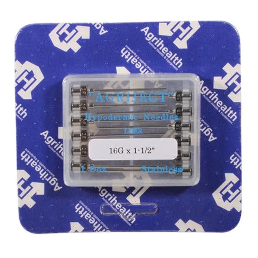 Agrihealth Luer Hypodermic Needles 12-Pack