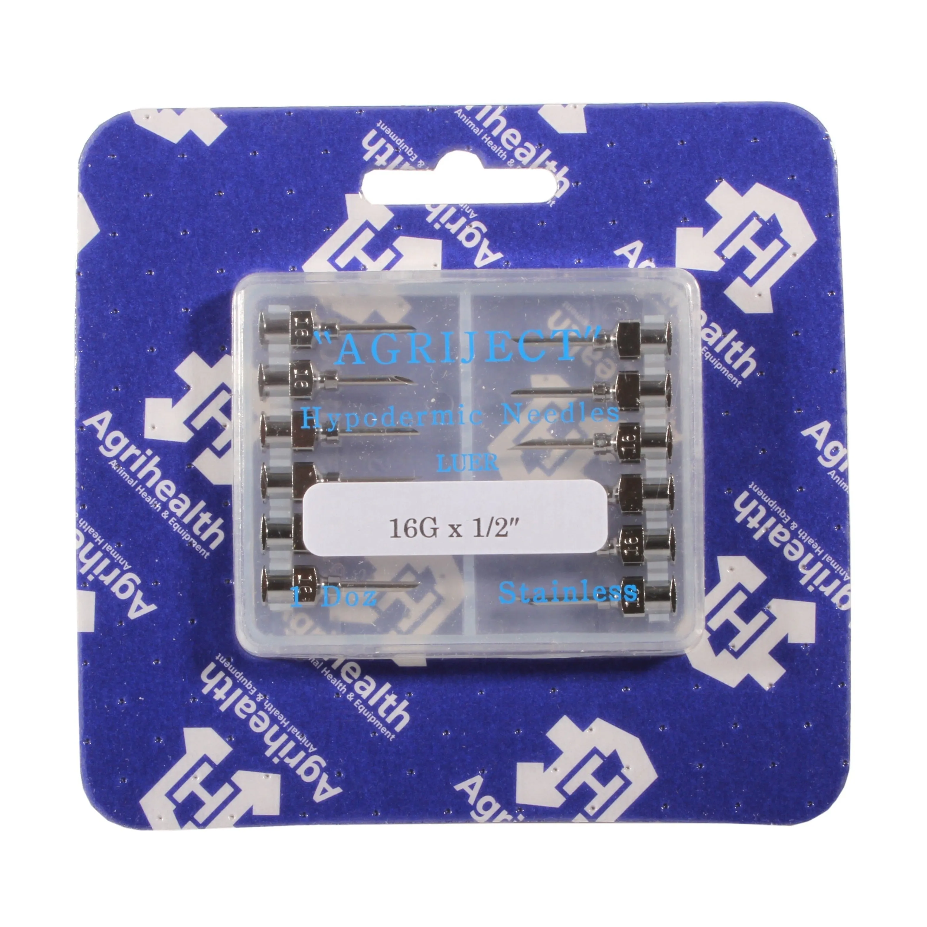 Agrihealth Luer Hypodermic Needles 12-Pack