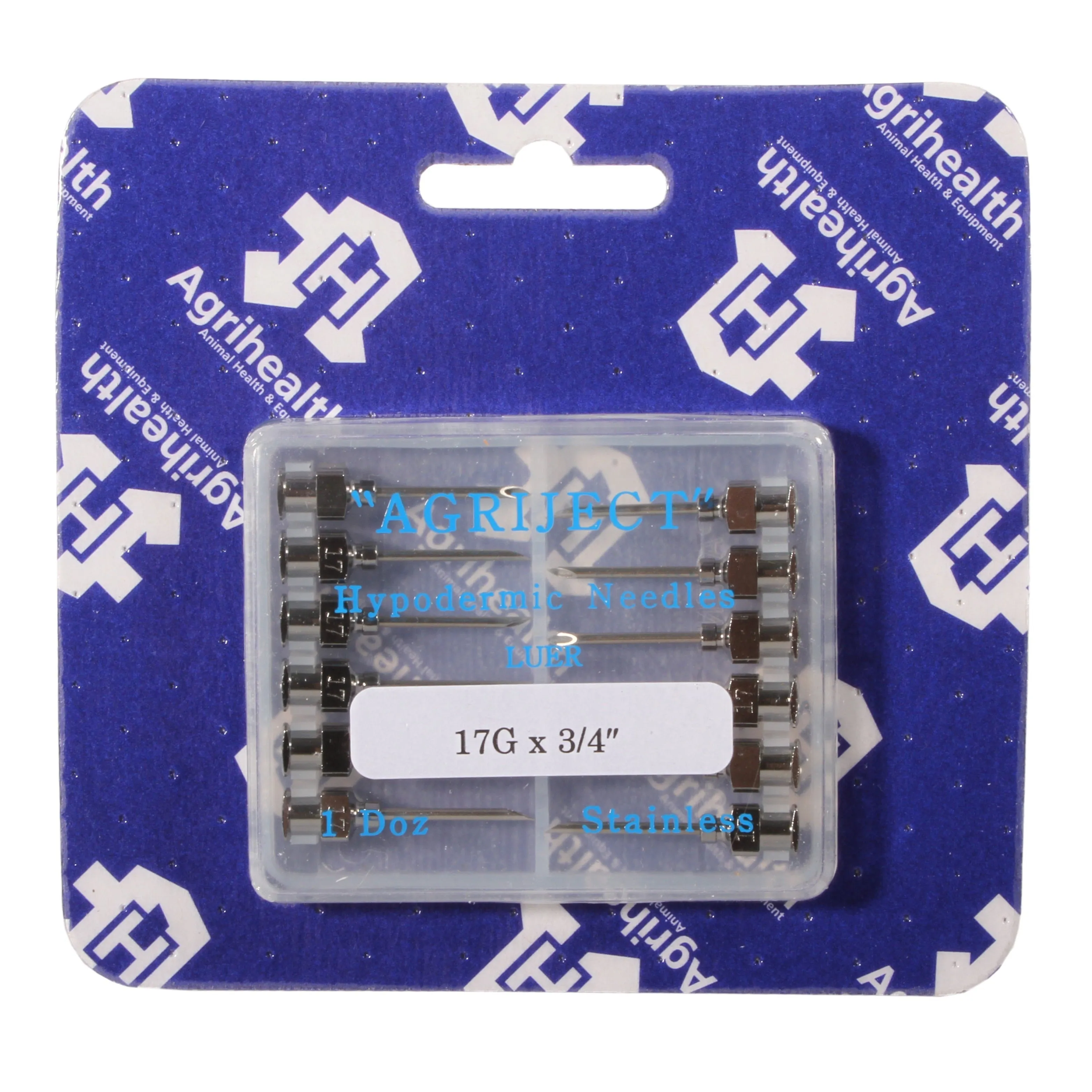 Agrihealth Luer Hypodermic Needles 12-Pack
