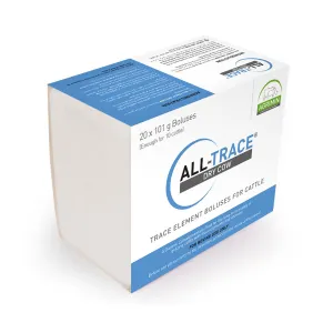 Agrimin All-Trace Dry Cow Boluses for Cattle