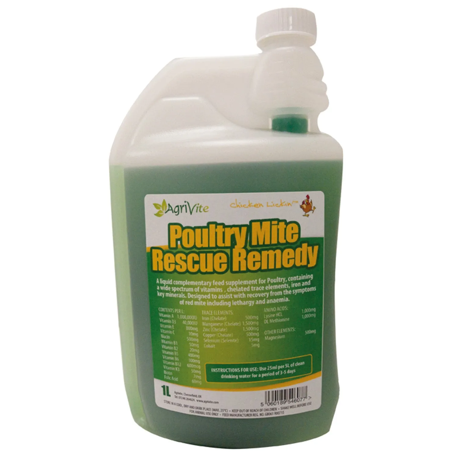 Agrivite Poultry Mite Rescue Remedy Supplement