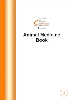 Animal Medicine Book - Farm Livestock Pigs Sheep Cattle Poultry A5