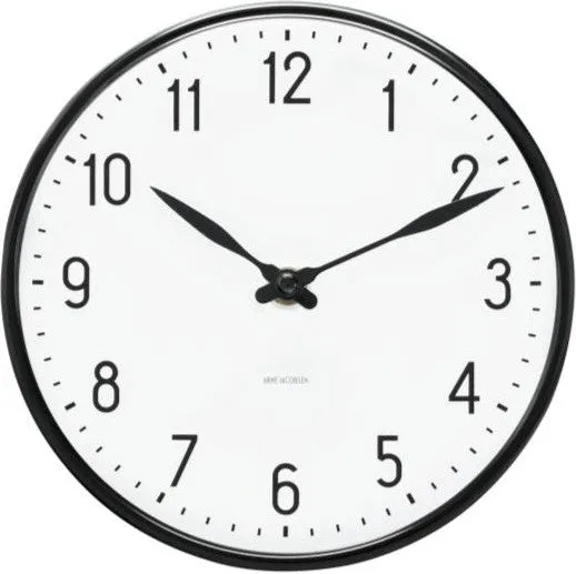 Arne Jacobsen Station Wall Clock, 16cm