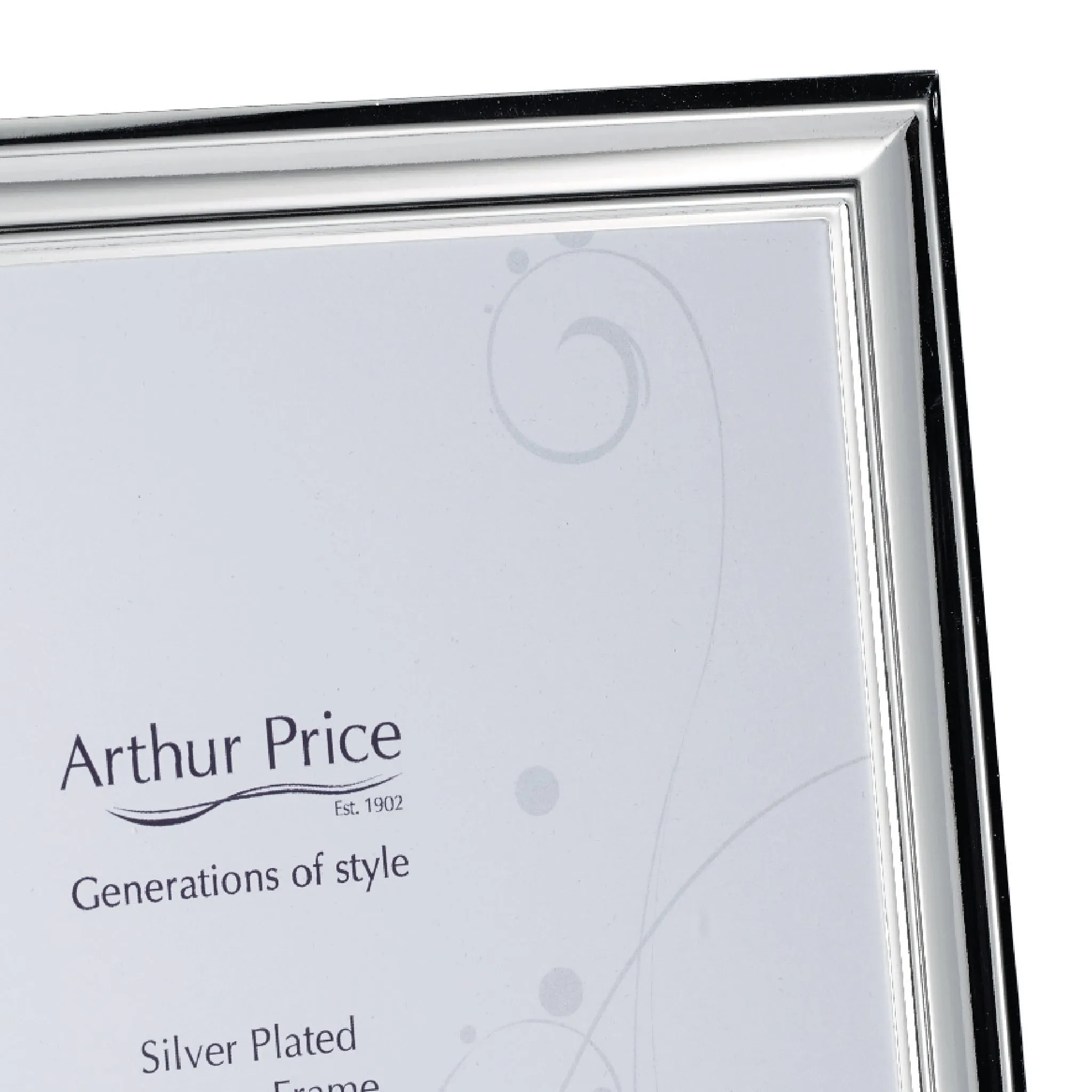 Art Deco Photo Frame | Silver Plated | 10x8"