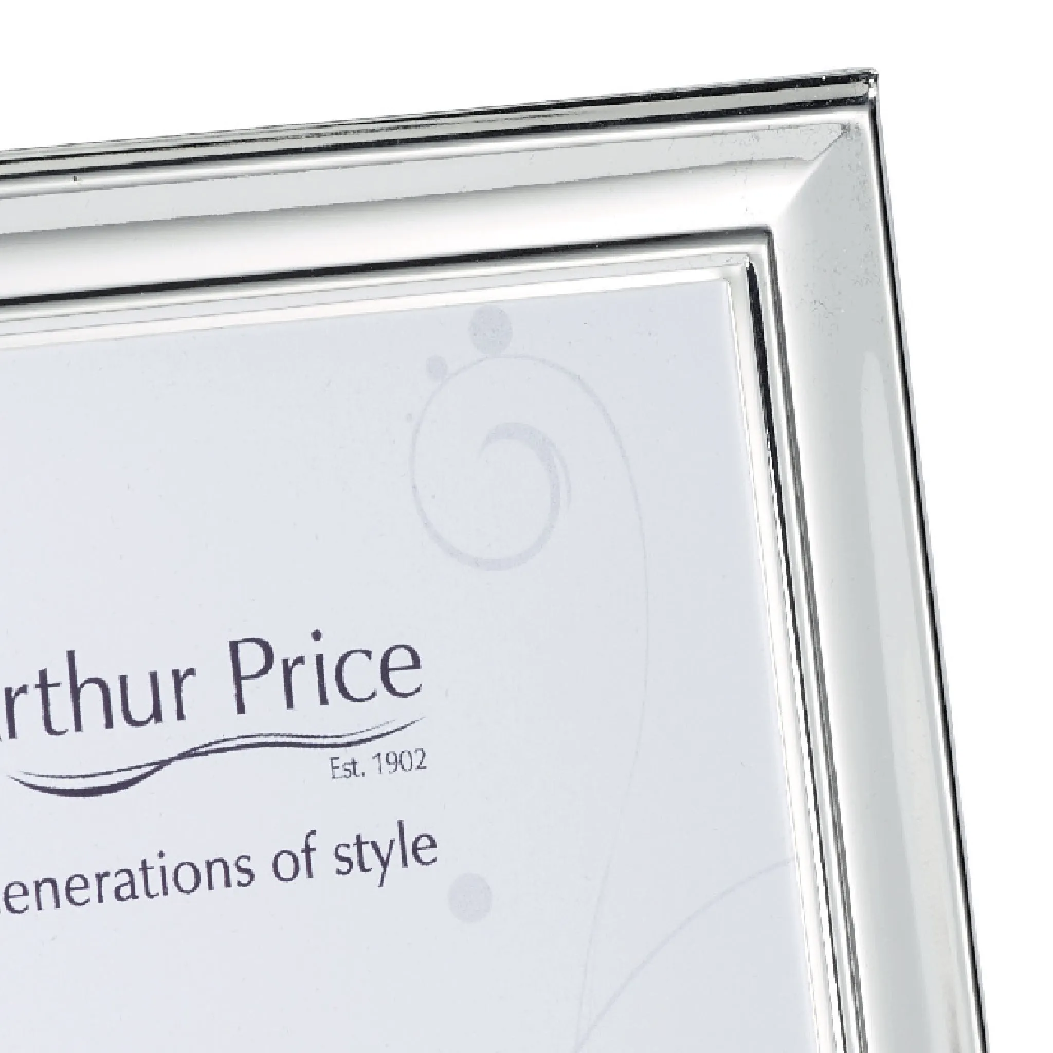 Art Deco Photo Frame | Silver Plated | 7x5"