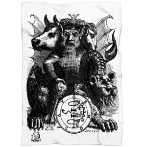 Asmodeus Demon King Fleece Blanket