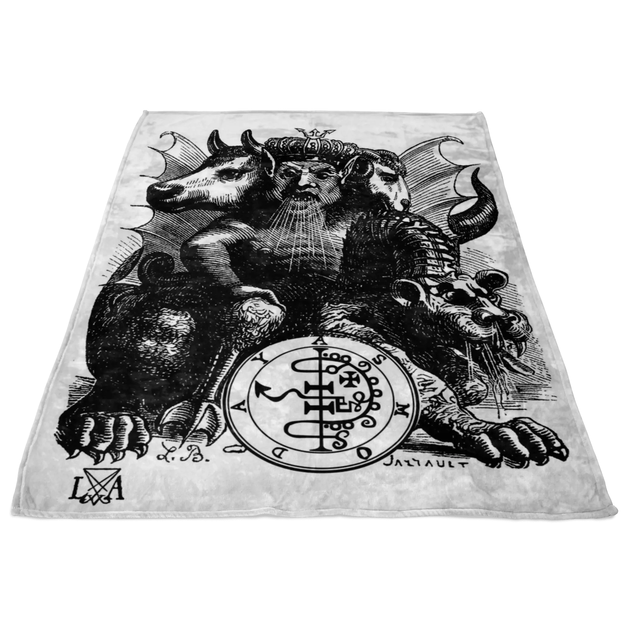 Asmodeus Demon King Fleece Blanket