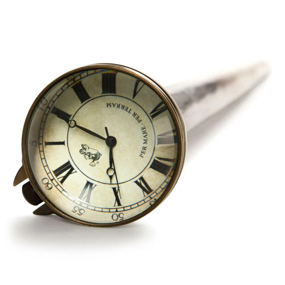Authentic Models Walking Stick With Clock