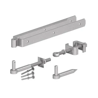 Birkdale FG Adjustable Hinge Set 18" 450mm Galv