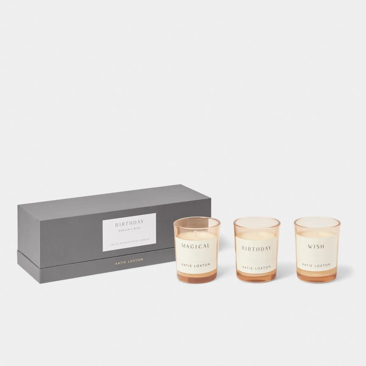 'Birthday' Votives | Set of 3