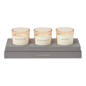 'Birthday' Votives | Set of 3