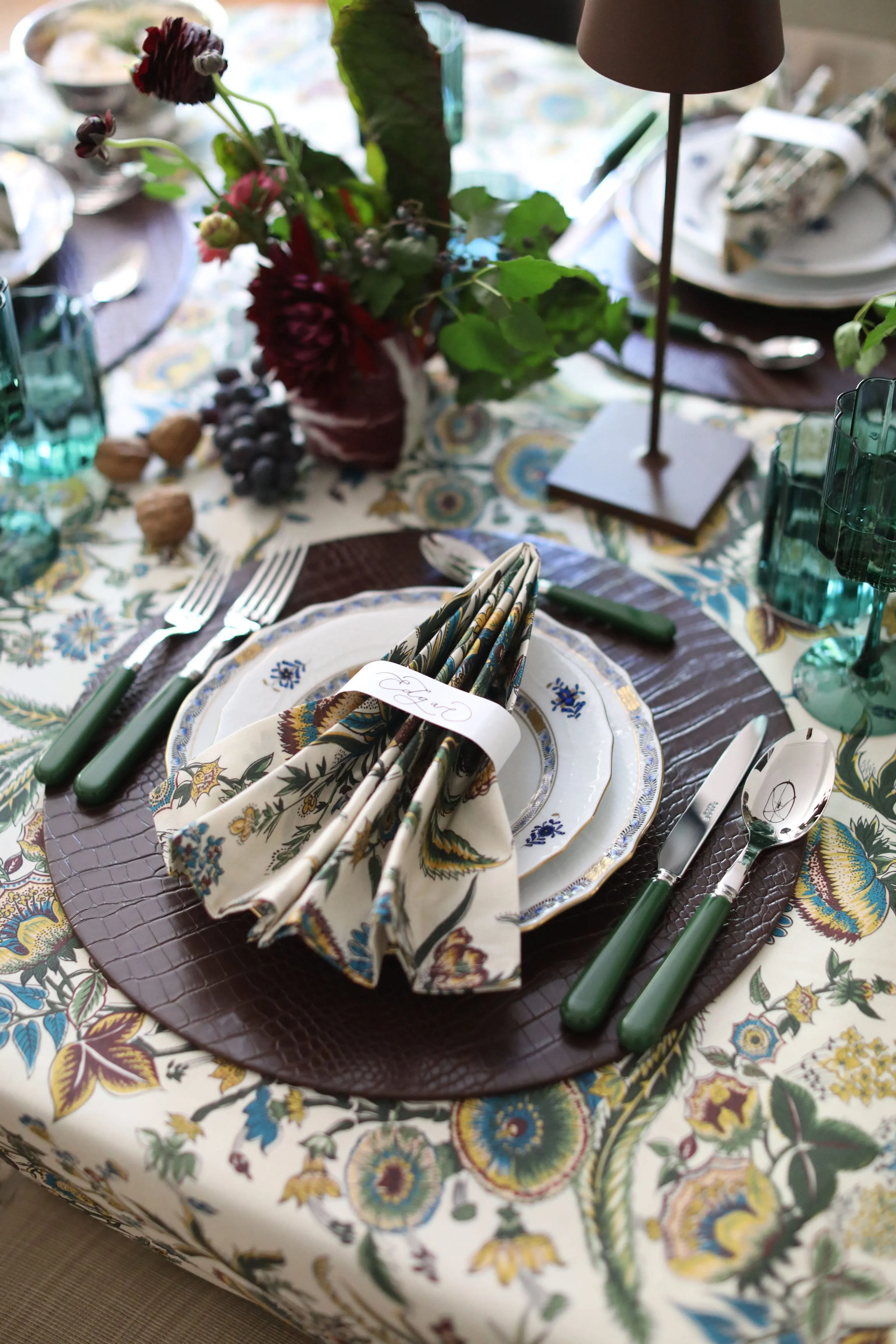 Brown Embossed Placemat