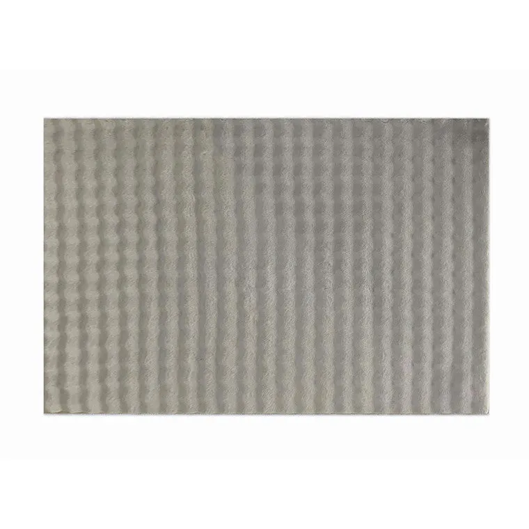 Bubble Fur Rug, Silver Grey, 200 x 140cm