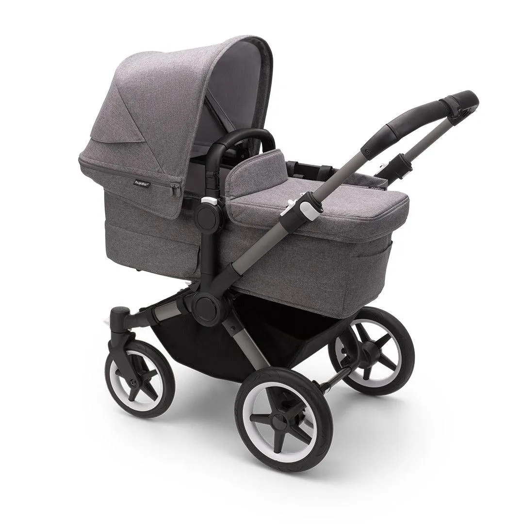 Bugaboo Donkey 5 Carrycot Fabric Complete - Grey Melange
