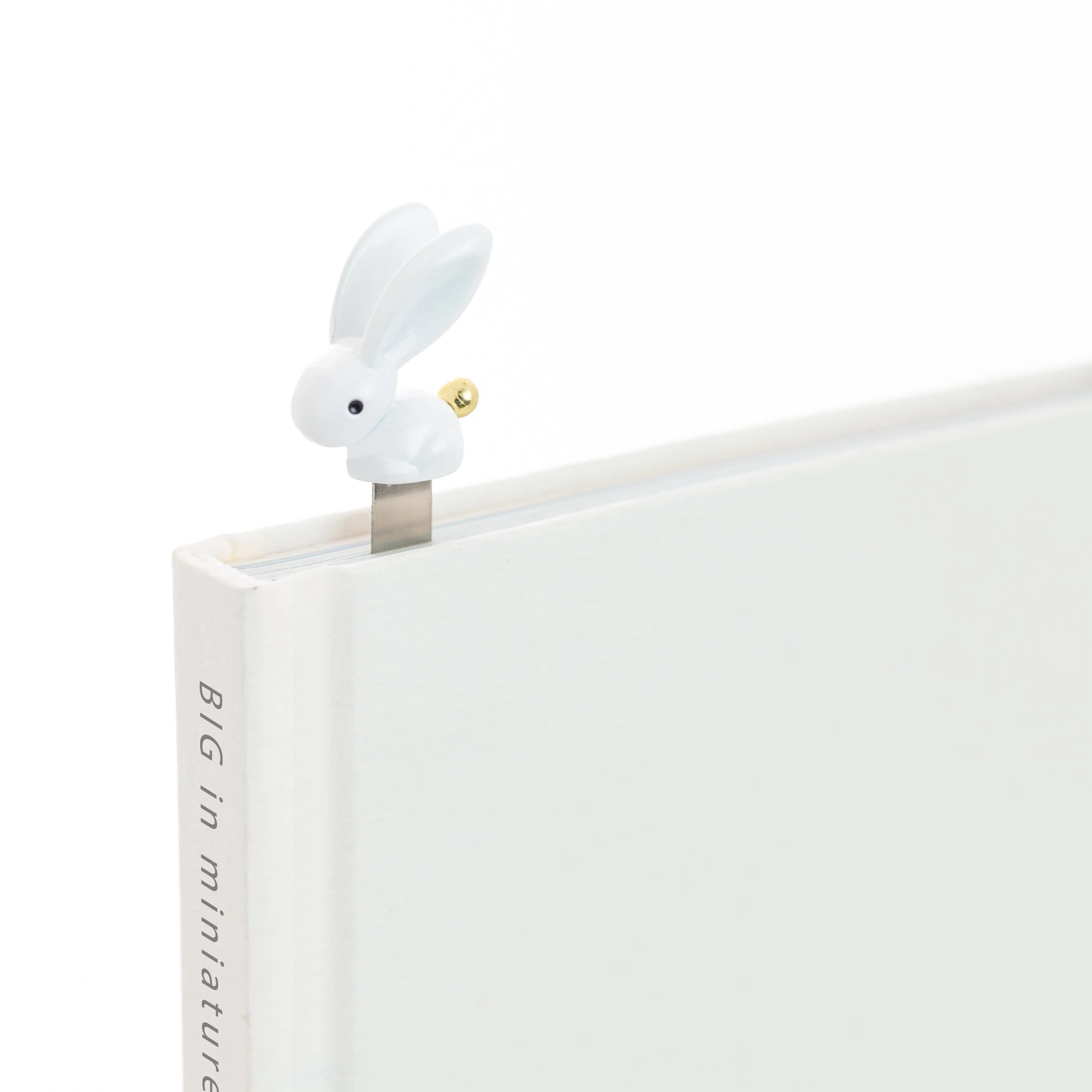 Bunny Bookmark | White