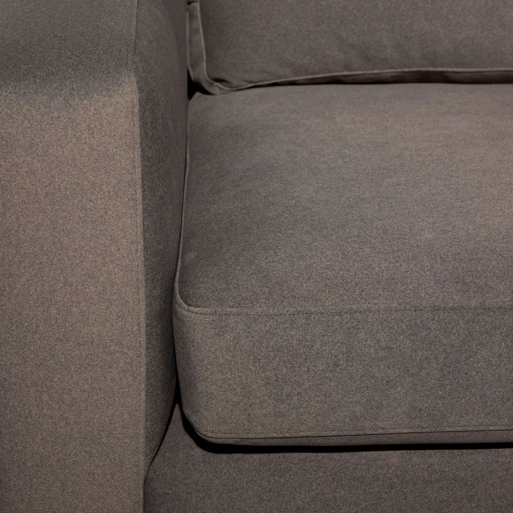 Caleb 2-Piece Sectional with Right-Facing Sofa - Arlo Brown
