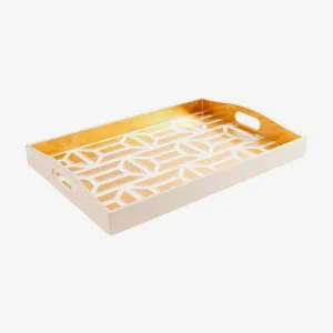 Caspari | Garden Gate Lacquer Tray