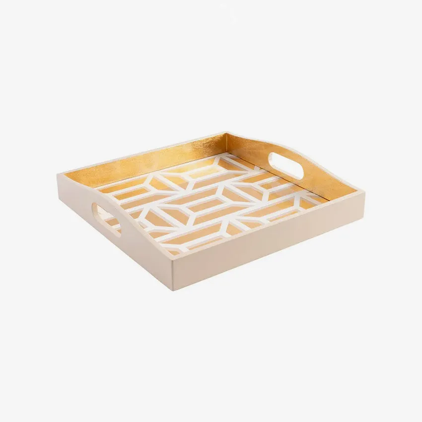 Caspari | Garden Gate Lacquer Tray