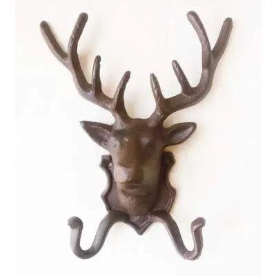 CAST IRON DEER COAT HOOK