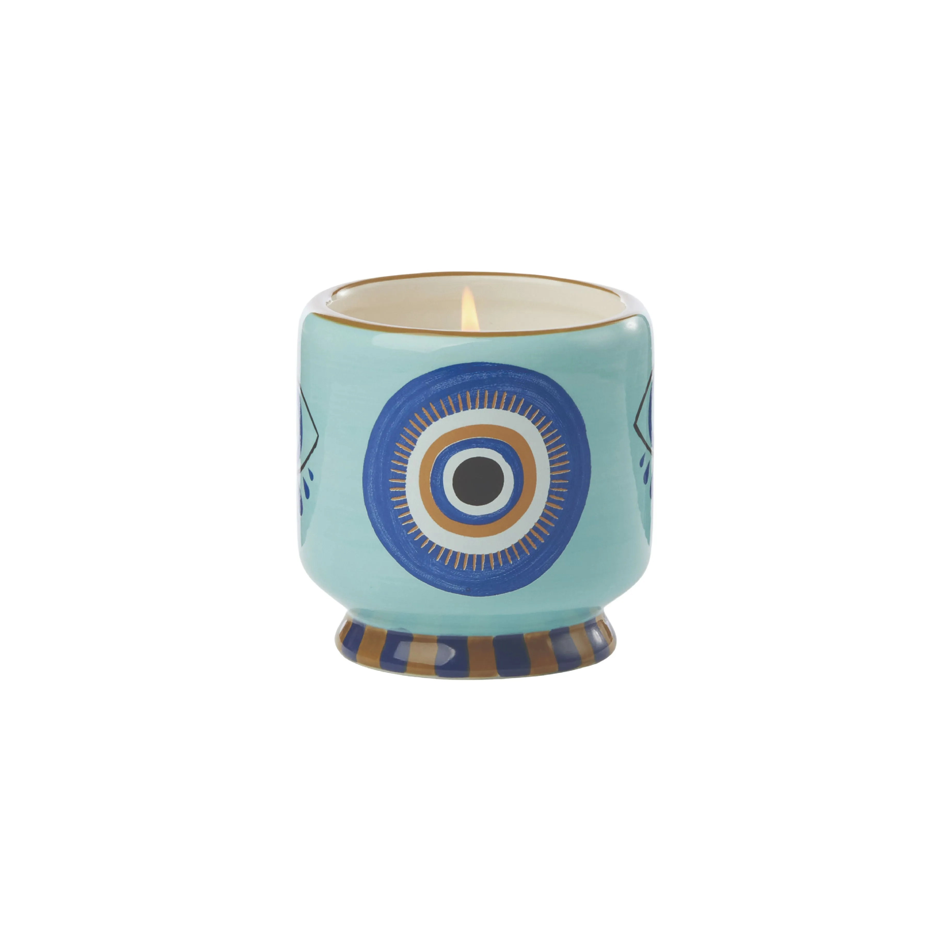 Ceramic Eye Candle | Incense & Smoke | 226g