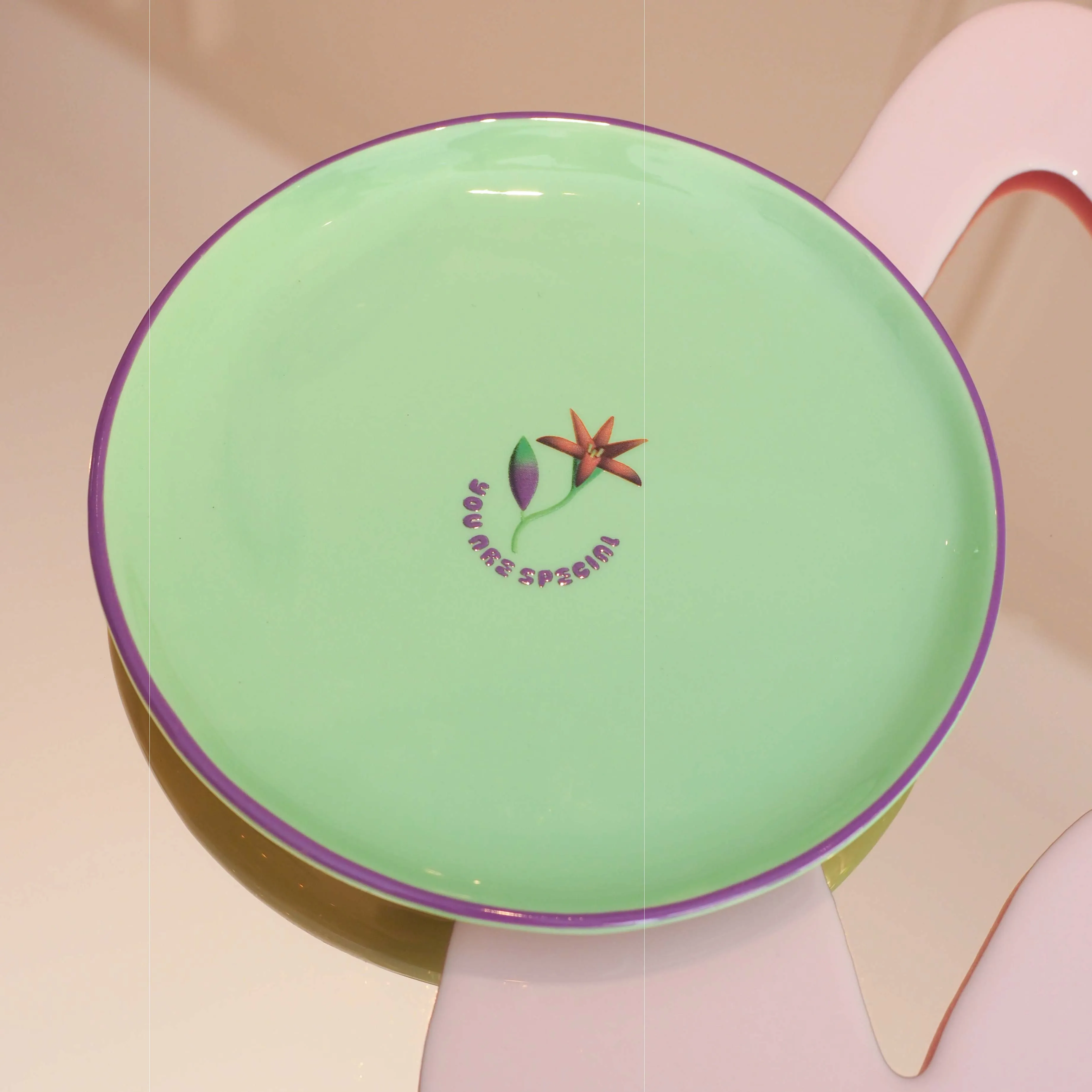 Ceramic 'You Are Special' Decorative Round Plate | Living Collection