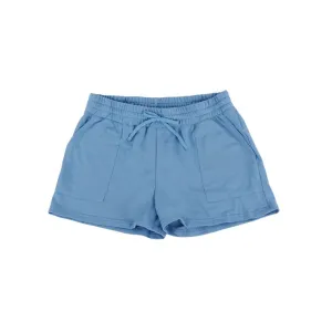 Chambray Pull-On Shorts, Size S
