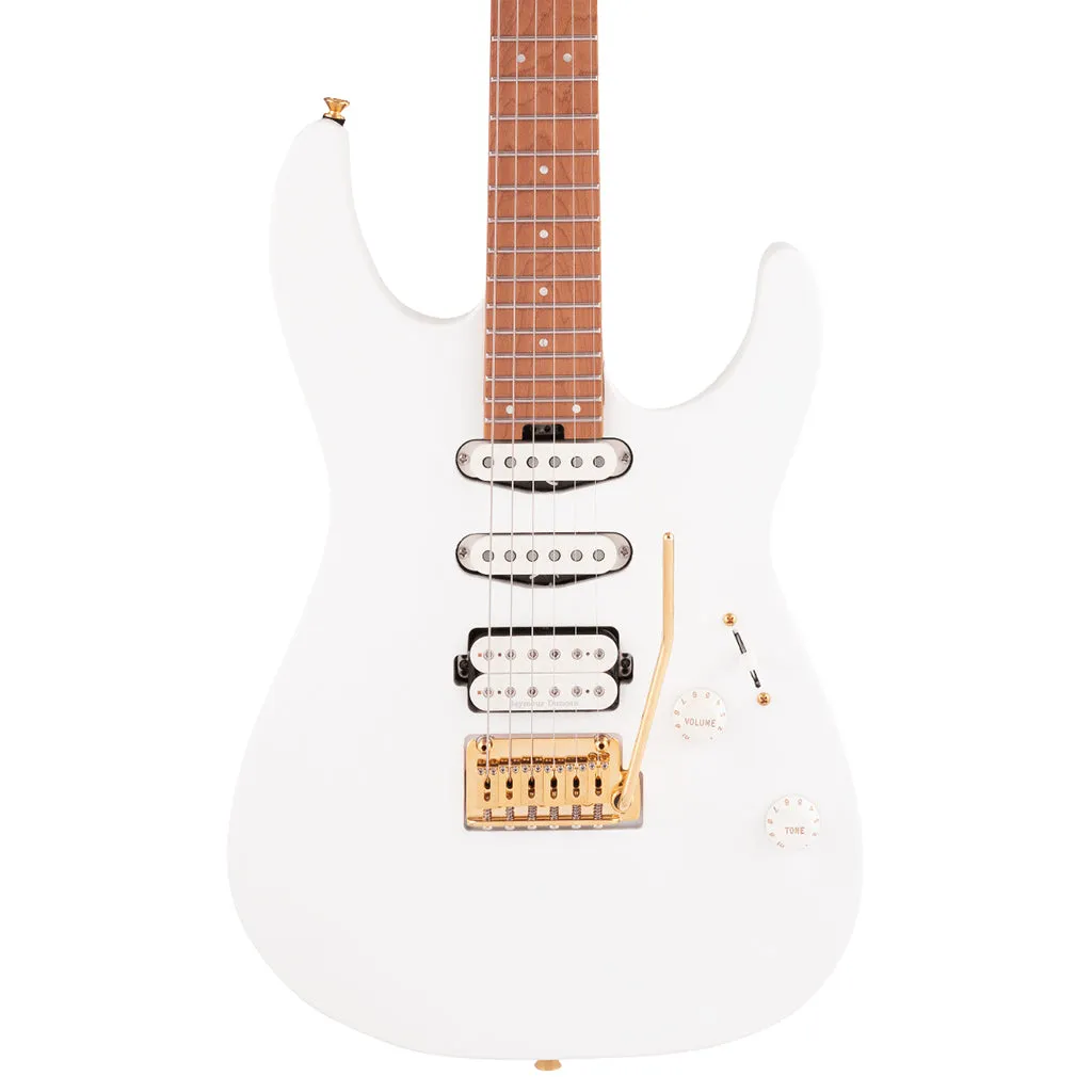 Charvel - Pro-Mod DK24 HSS 2PT CM, Caramelized Maple Fingerboard, Snow White
