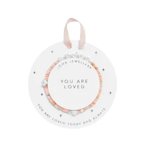 Children's Happy Little Moments 'You Are Loved' Bracelet | Silver Plated