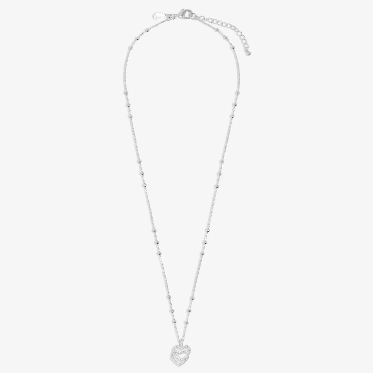 Christmas A Little 'Merry Christmas Fabulous Friend' Necklace | Silver Plated