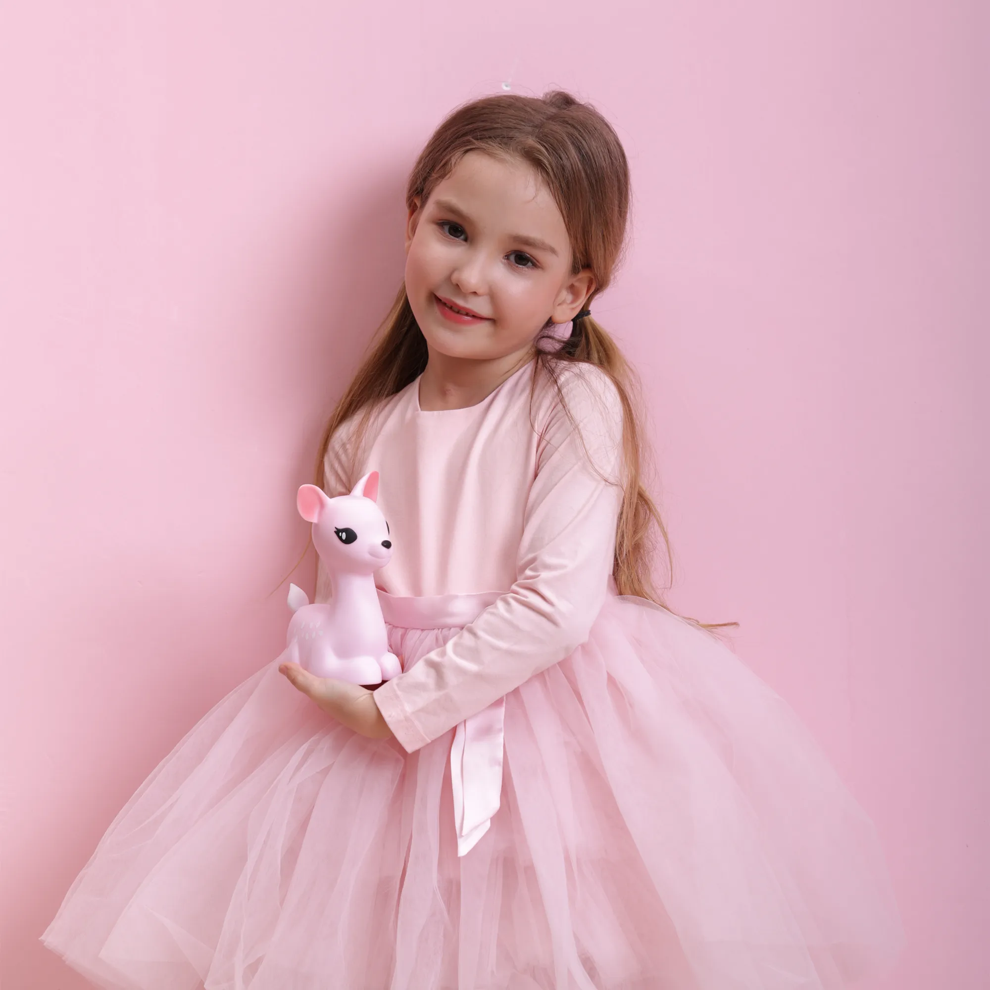 Colour Changing Night Light | Candy Pink Fallow Deer | Medium