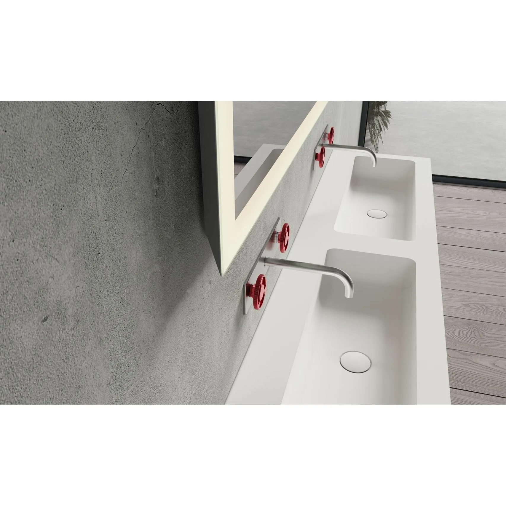 Copenhagen Bath Larvik Sound Mirror, L140 Cm