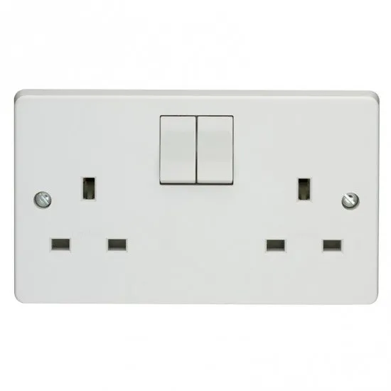Crabtree Capital 4306 13A 2 Gang Switched Socket