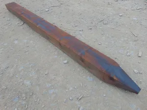 Creosoted Fence Post 6' x 5" x 3"