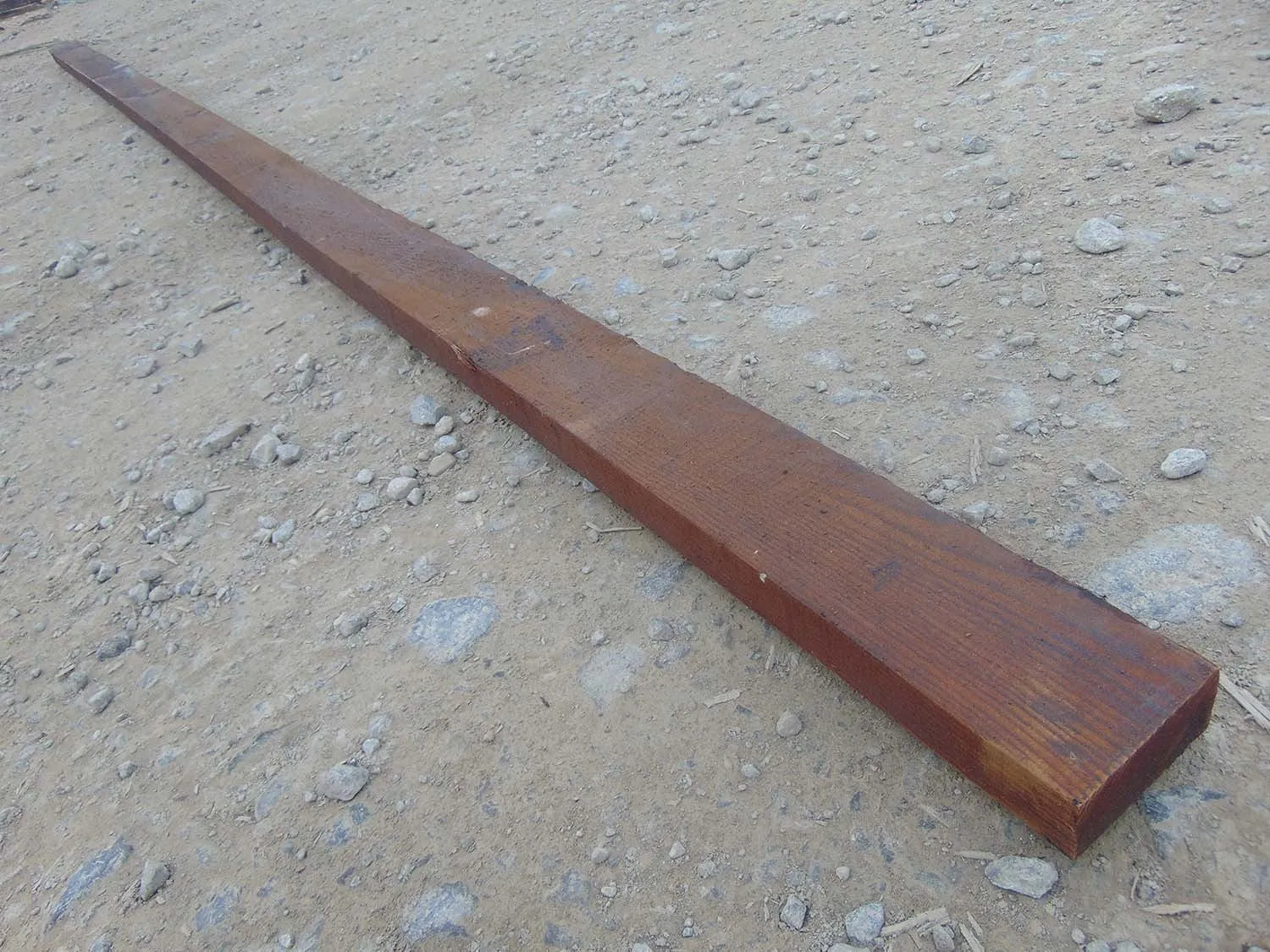Creosoted Fence Rail 11' 10 x 4" x 1.5"
