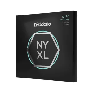 D'Addario NYXL1270PS NYXL Nickel Wound Strings for C6th Pedal Steel - .012-.070, Custom Medium