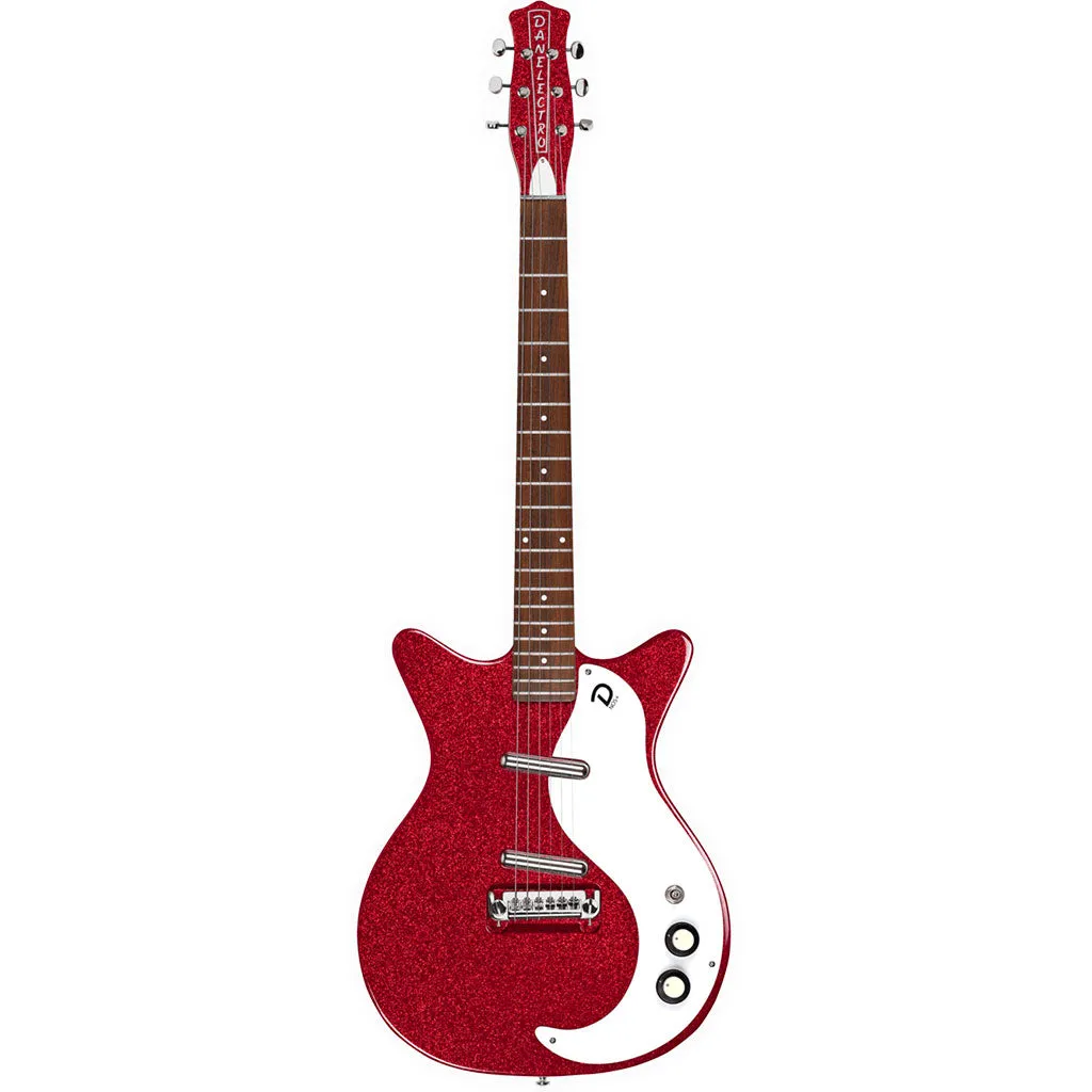 Danelectro '59M NOS  Red Metal Flake