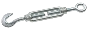 Deacon Electro Galvanised Straining Screw Hook & Eye M10 x 120
