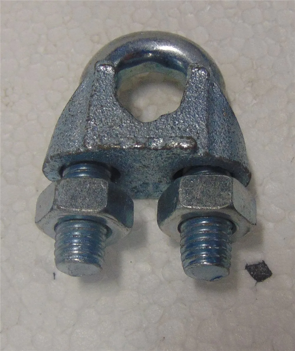 Deacon Electro Galvanised Wire Rope Grip Din 741 19mm