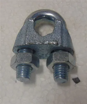 Deacon Electro Galvanised Wire Rope Grip Din 741 19mm