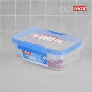 Decor Match-Ups Clip 600ml PVC Storage Box