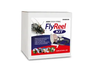 Digrain Fly Reel Kit Sticky String 400m