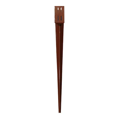 Drive-In Post Spike Quick Fit Oxide Red 100 x 600mm