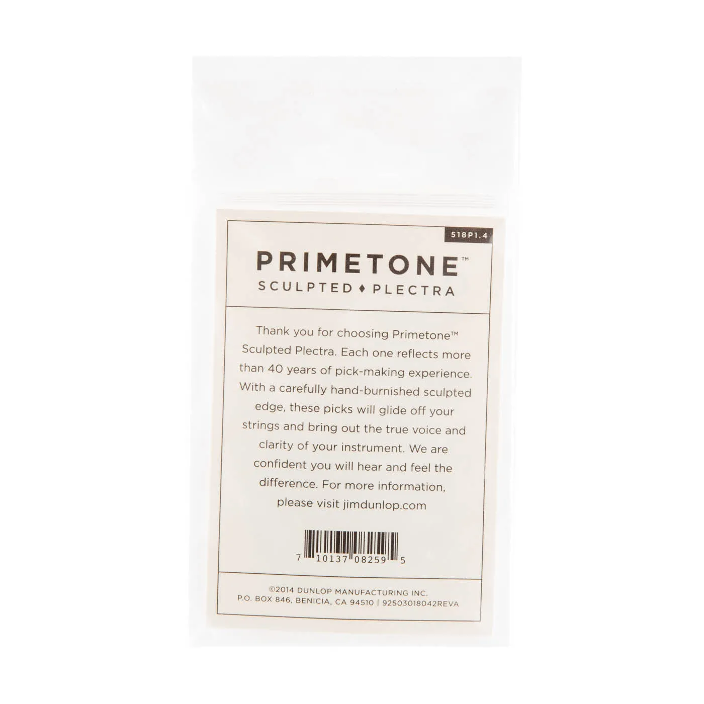 Dunlop JPP714 - Primetone Jazz III 1.4mm Picks 3pk
