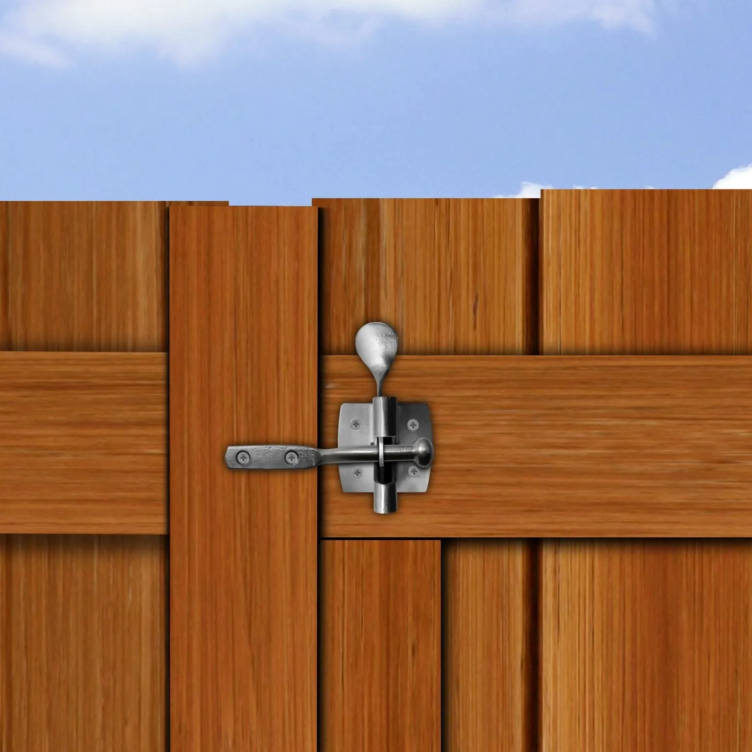 Eliza Tinsley Galvanised Auto Gate Catch Light