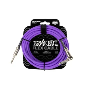 Ernie Ball Flex Instrument Cable - Purple, 20 feet
