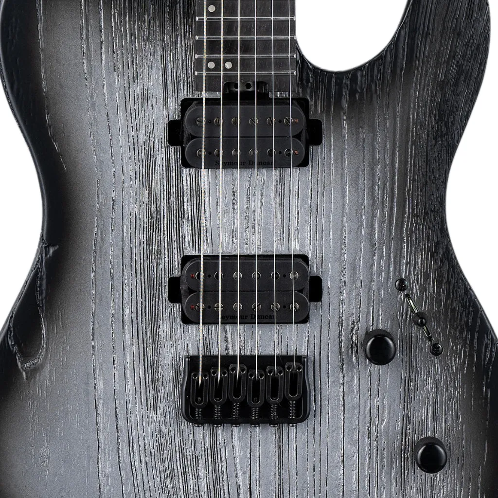 ESP LTD Deluxe TE-1000 Electric Guitar - Silver Blast