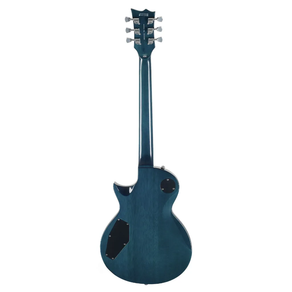 ESP LTD EC-256FM Electric Guitar - See Thru Cobalt Blue