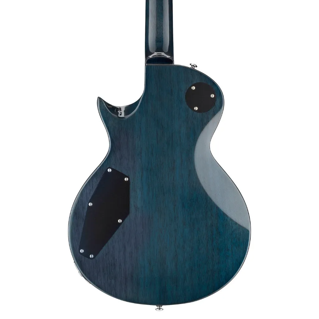 ESP LTD EC-256FM Electric Guitar - See Thru Cobalt Blue
