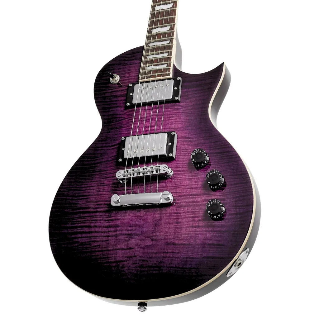 ESP LTD EC-256FM Electric Guitar - See Thru Purple Burst